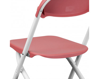 BLNK™ Timmy Kids Plastic Folding Chair - Burgundy