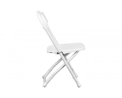 BLNK Timmy Kids Plastic Folding Chair - White