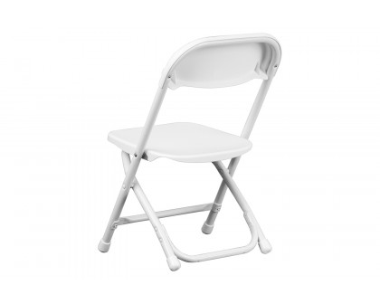 BLNK Timmy Kids Plastic Folding Chair - White