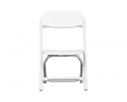 BLNK Timmy Kids Plastic Folding Chair - White