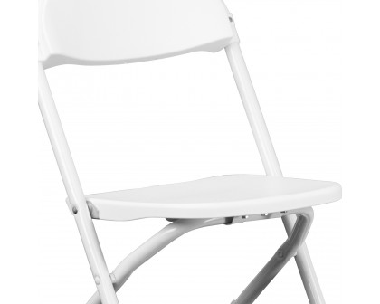 BLNK Timmy Kids Plastic Folding Chair - White