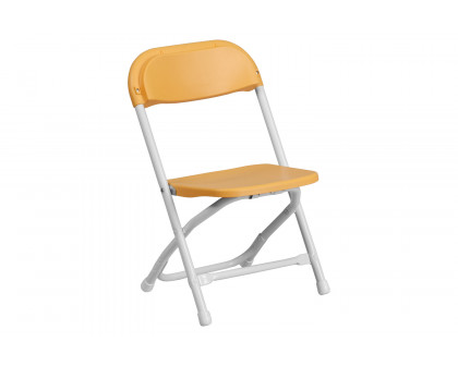 BLNK™ Timmy Kids Plastic Folding Chair - Yellow