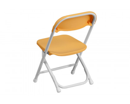 BLNK™ Timmy Kids Plastic Folding Chair - Yellow