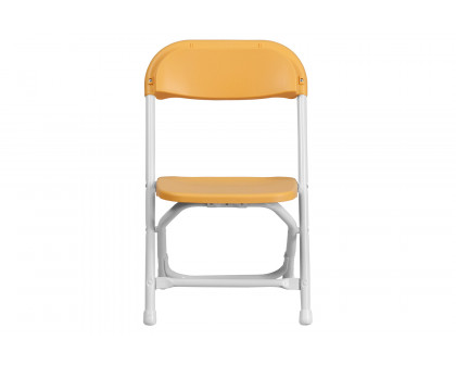 BLNK™ Timmy Kids Plastic Folding Chair - Yellow