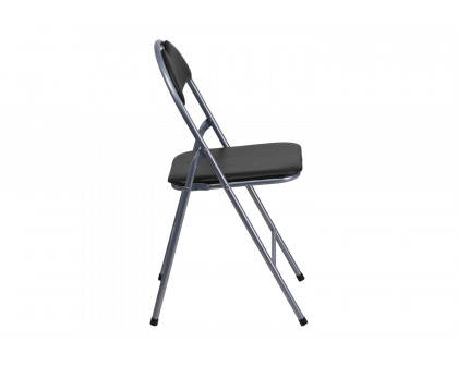 BLNK - HERCULES Series Vinyl Metal Folding Chair with Carrying Handle