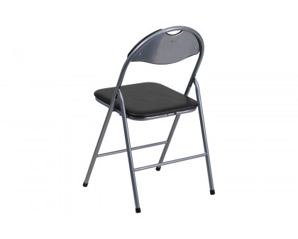 BLNK - HERCULES Series Vinyl Metal Folding Chair with Carrying Handle