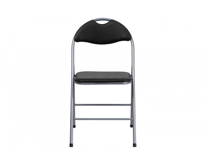 BLNK - HERCULES Series Vinyl Metal Folding Chair with Carrying Handle