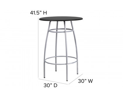 BLNK - Daria Bar Height Table Set with Padded Stools