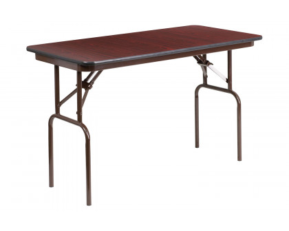 BLNK Floyd Mahogany HP Laminate Folding Banquet Table