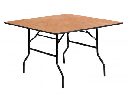 BLNK Gerry Square Wood Folding Banquet Table