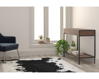 BLNK Barstow Collection Faux Cowhide Print Area Rug with Polyester Backing