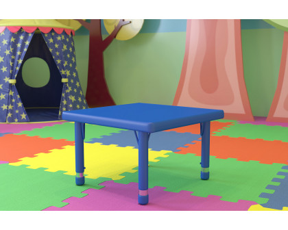 BLNK Wren Square Plastic Adjustable Activity Table