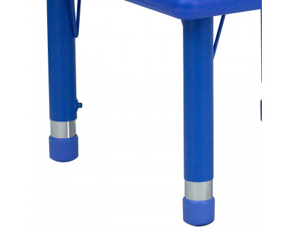 BLNK Wren Square Plastic Adjustable Activity Table - Blue