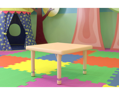 BLNK Wren Square Plastic Adjustable Activity Table