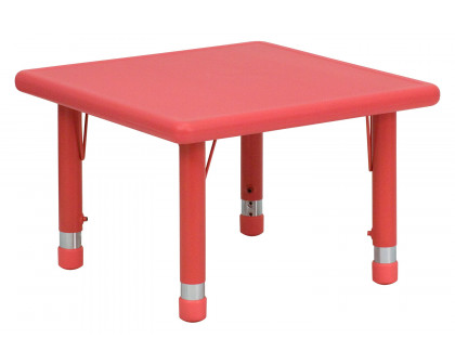 BLNK Wren Square Plastic Adjustable Activity Table