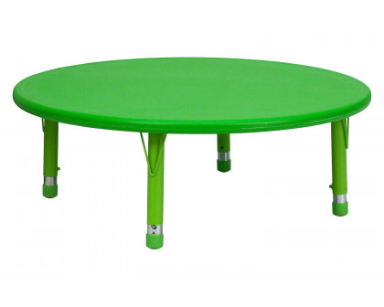 BLNK Wren Round Plastic Adjustable Activity Table