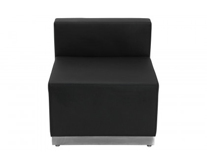 BLNK HERCULES Alon Series LeatherSoft Chair with Brushed Stainless Steel Base