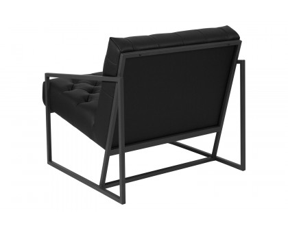 BLNK HERCULES Madison Series LeatherSoft Lounge Chair - Black