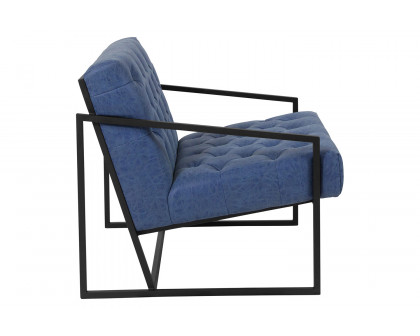 BLNK HERCULES Madison Series LeatherSoft Lounge Chair - Retro Blue