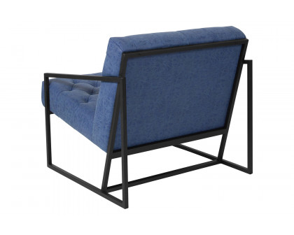 BLNK HERCULES Madison Series LeatherSoft Lounge Chair - Retro Blue