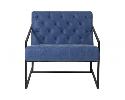 BLNK HERCULES Madison Series LeatherSoft Lounge Chair - Retro Blue