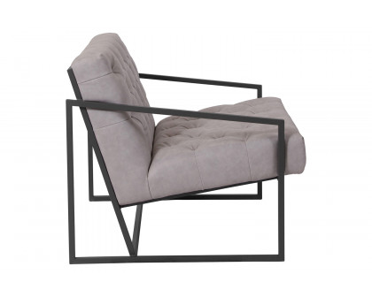 BLNK™ HERCULES Madison Series LeatherSoft Lounge Chair - Retro Light Gray