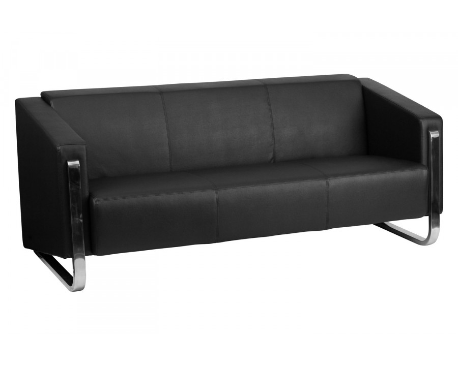 BLNK - HERCULES Gallant Series LeatherSoft Contemporary Sofa with Stainless Steel Frame