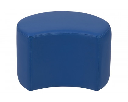 BLNK Nicholas Moon Flexible Soft Seating - Blue, 12"H Seat