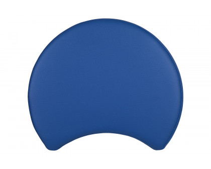 BLNK Nicholas Moon Flexible Soft Seating - Blue, 12"H Seat