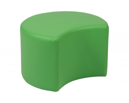 BLNK Nicholas Moon Flexible Soft Seating - Green, 12"H Seat