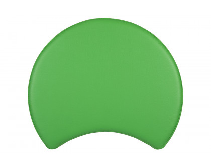 BLNK Nicholas Moon Flexible Soft Seating - Green, 12"H Seat