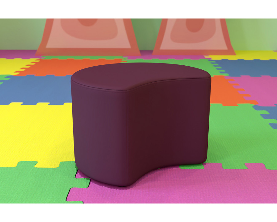 BLNK Nicholas Moon Flexible Soft Seating - Purple, 12"H Seat