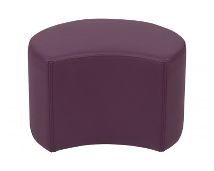 BLNK Nicholas Moon Flexible Soft Seating - Purple, 12"H Seat