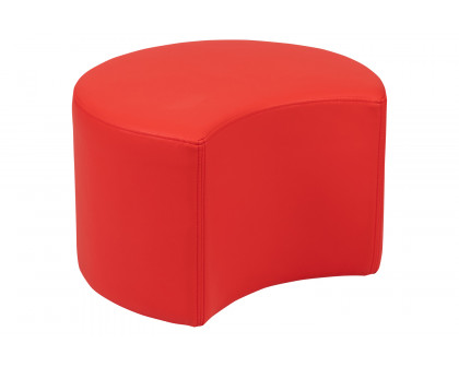 BLNK Nicholas Moon Flexible Soft Seating - Red, 12"H Seat