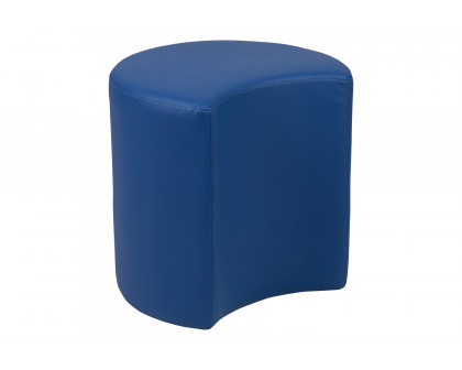 BLNK Nicholas Moon Flexible Soft Seating - Blue, 18"H Seat