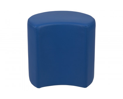 BLNK Nicholas Moon Flexible Soft Seating - Blue, 18"H Seat