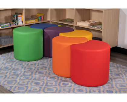 BLNK Nicholas Moon Flexible Soft Seating - Green, 18"H Seat