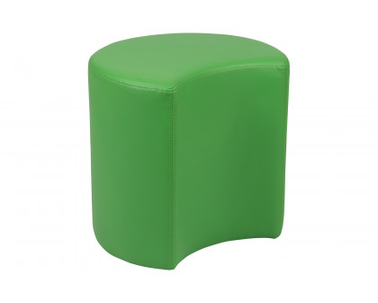 BLNK Nicholas Moon Flexible Soft Seating - Green, 18"H Seat