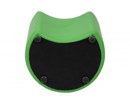 BLNK Nicholas Moon Flexible Soft Seating - Green, 18"H Seat