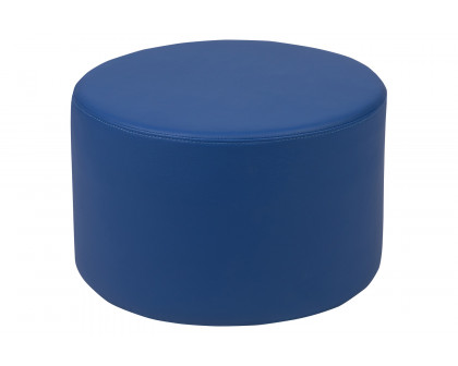 BLNK Nicholas Circle Flexible Soft Seating - Blue, 12"H Seat