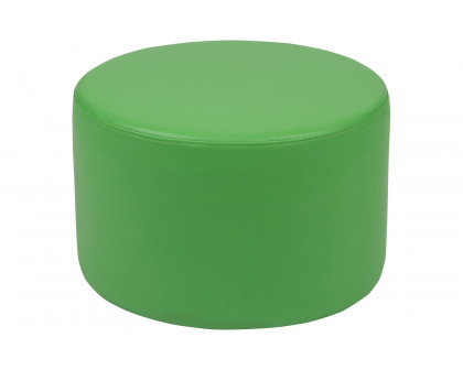 BLNK Nicholas Circle Flexible Soft Seating - Green, 12"H Seat