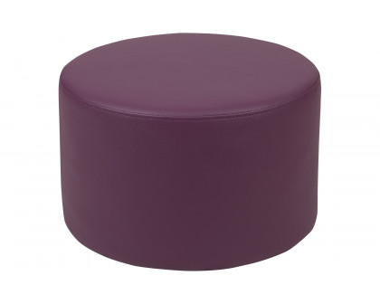 BLNK Nicholas Circle Flexible Soft Seating - Purple, 12"H Seat