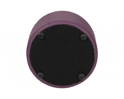 BLNK Nicholas Circle Flexible Soft Seating - Purple, 12"H Seat