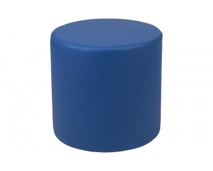 BLNK Nicholas Circle Flexible Soft Seating - Blue, 18"H Seat