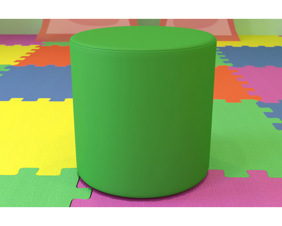 BLNK Nicholas Circle Flexible Soft Seating - Green, 18"H Seat