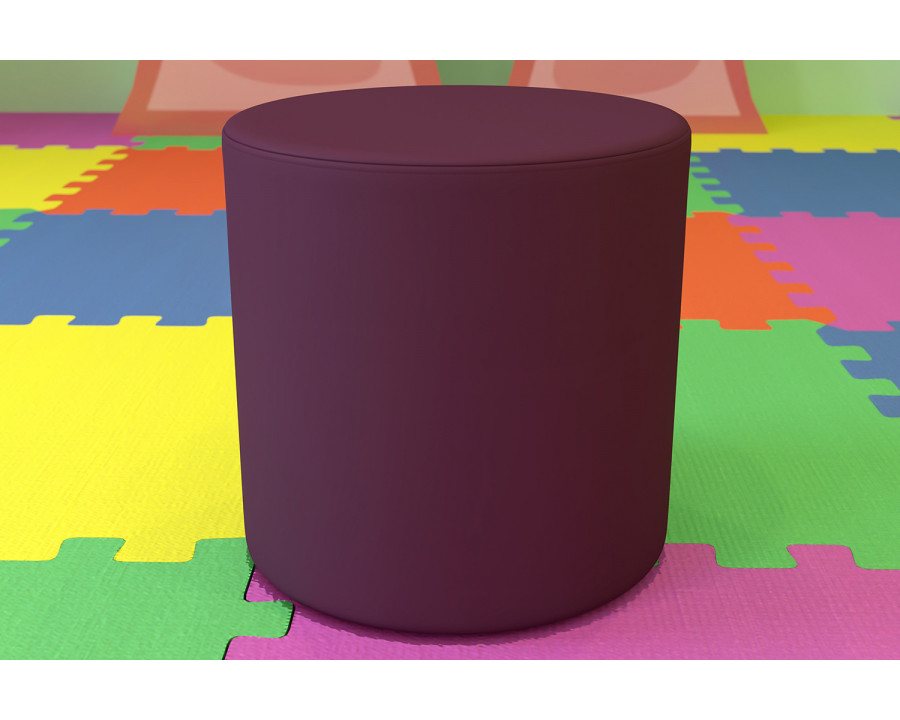 BLNK Nicholas Circle Flexible Soft Seating - Purple, 18"H Seat