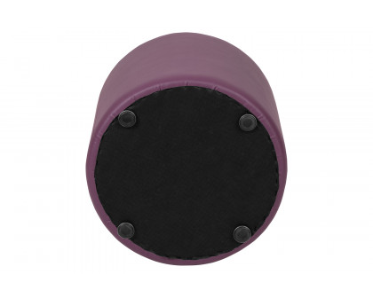 BLNK Nicholas Circle Flexible Soft Seating - Purple, 18"H Seat