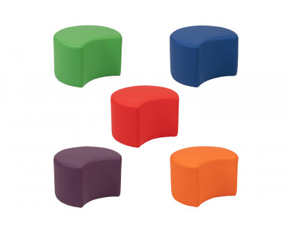 BLNK Nicholas Soft Seating Flexible Flower Set, Assorted Colors - 12"H and 18"H Seat