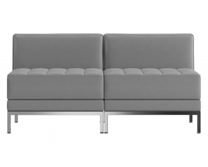 BLNK - HERCULES Imagination Series LeatherSoft Waiting Room Lounge Set, Reception Bench 2 Piece