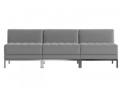 BLNK - HERCULES Imagination Series LeatherSoft Waiting Room Lounge Set, Reception Bench 3 Piece